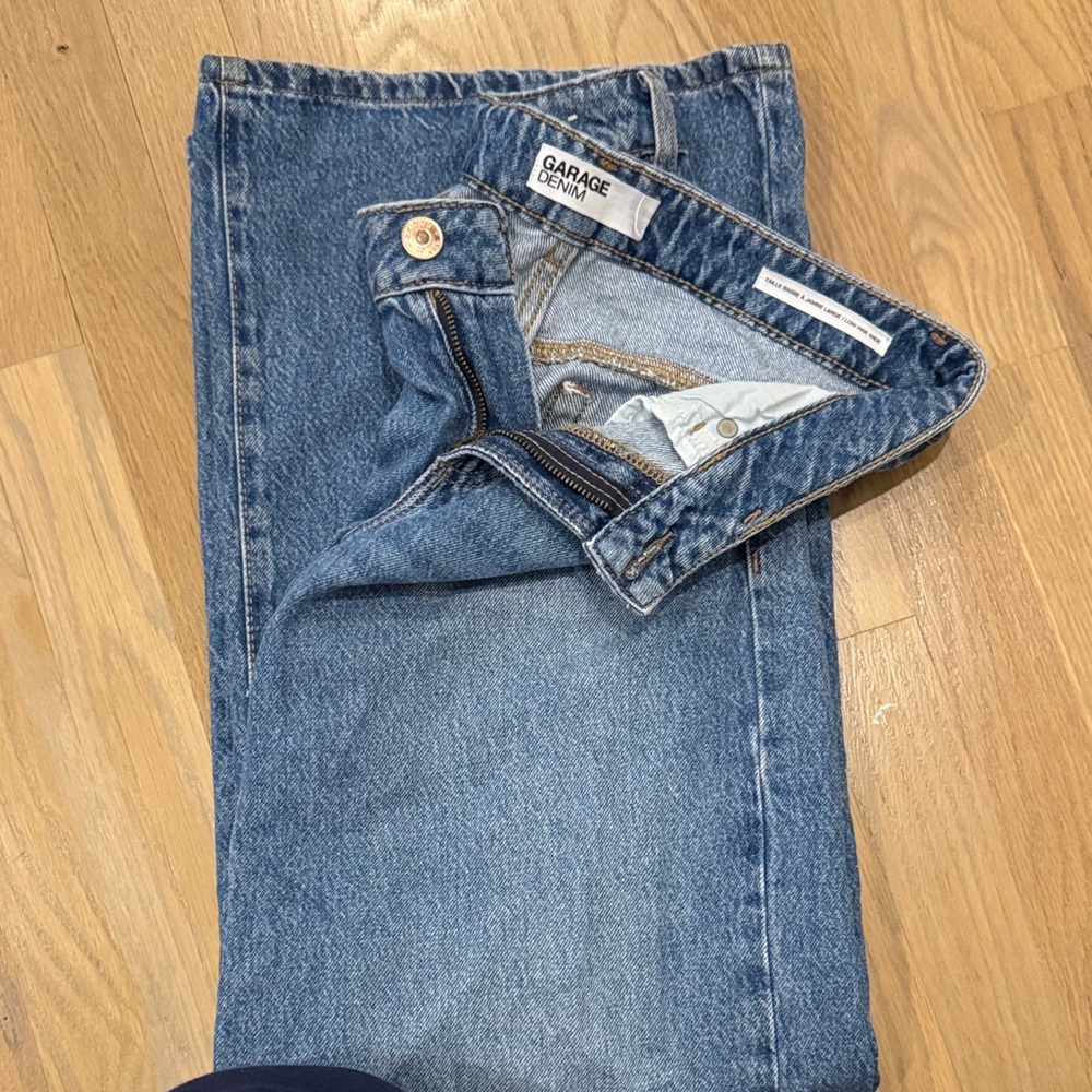 Garage Low Rise Wide Leg Jeans